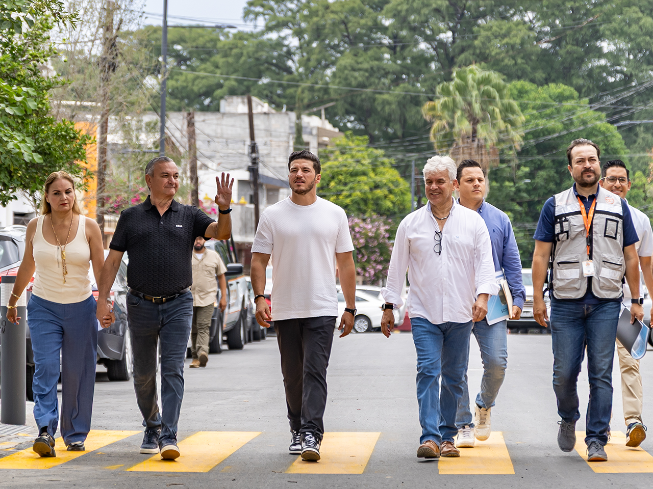 Entrega Corredor Verde Samuel García en Guadalupe