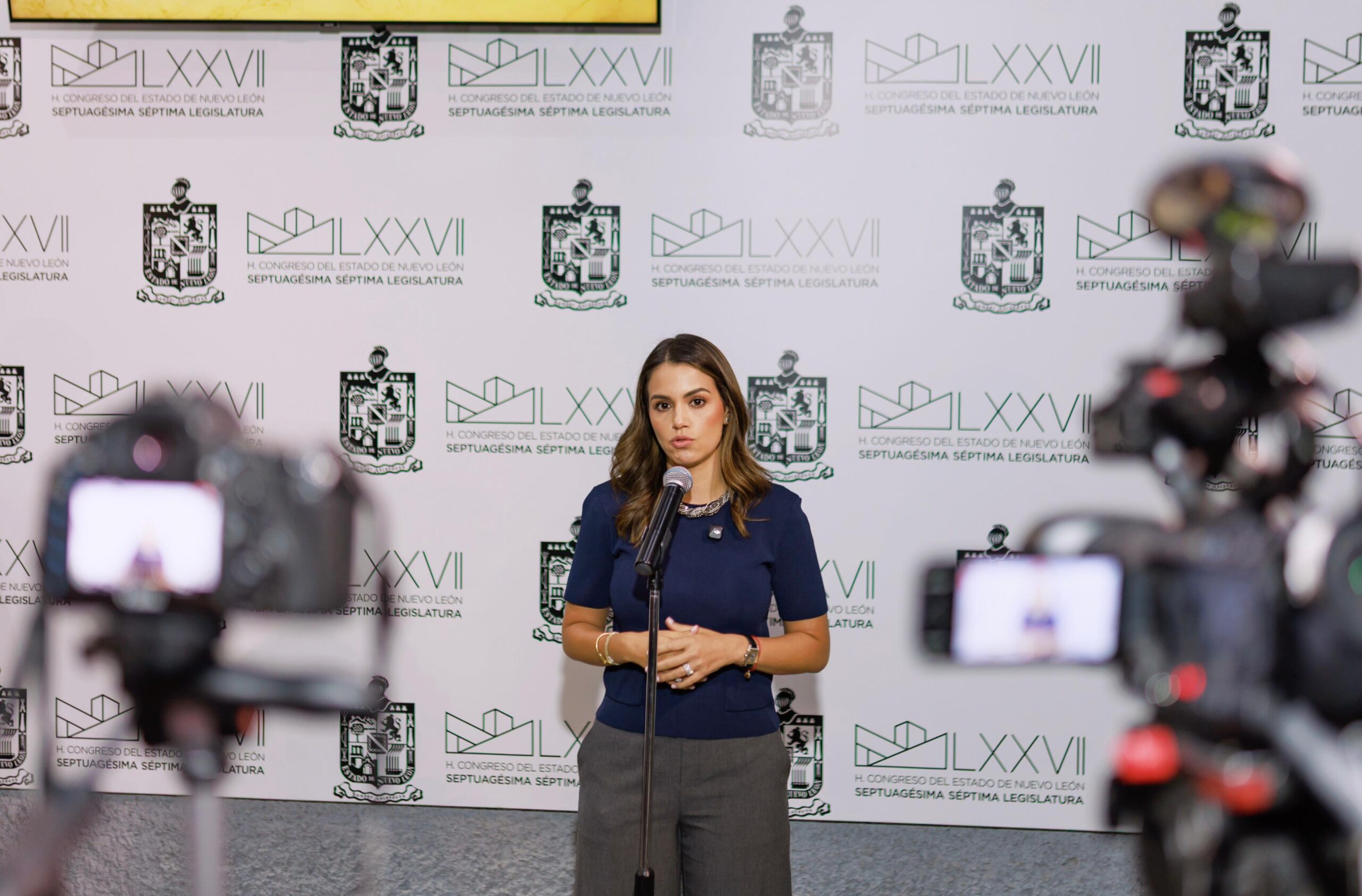 Lorena de la Garza destaca iniciativa contra choquecitos en su primer informe legislativo