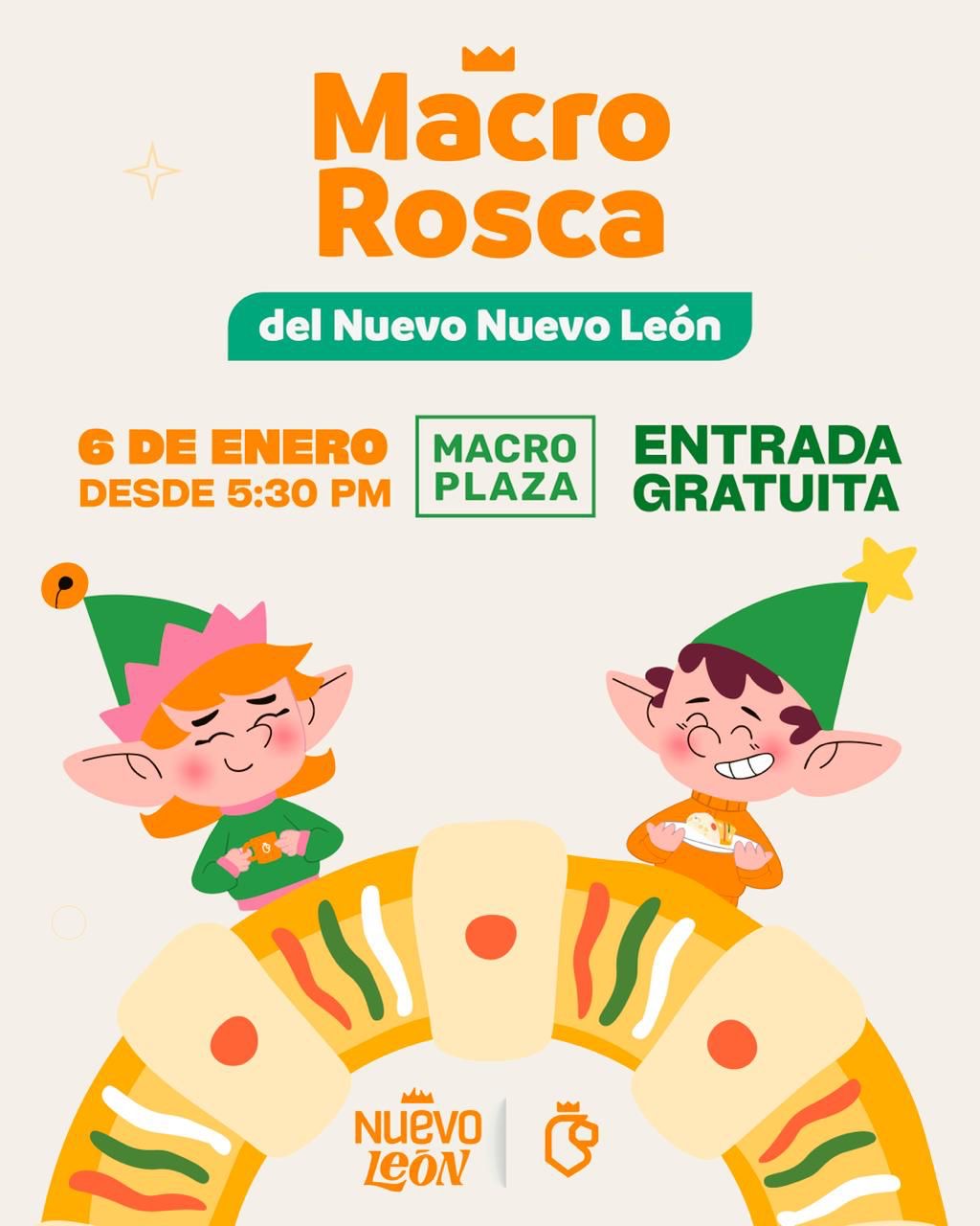 Invita Gobierno de NL a disfrutar con tradición en la Macro Rosca