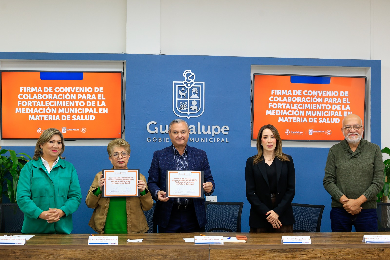 Firman Municipio de Guadalupe y la COESAMED convenio de colaboración