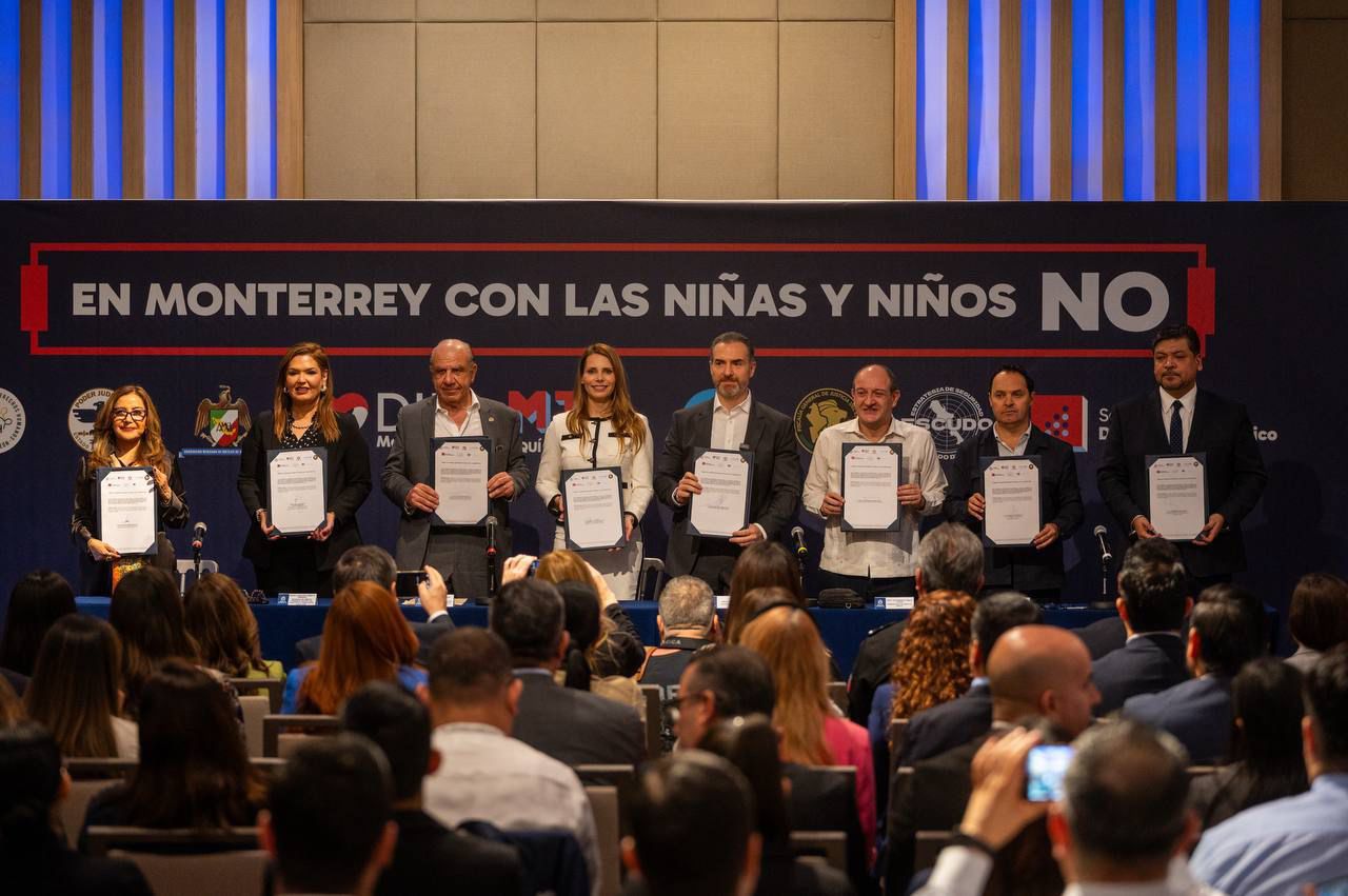 Firma Monterrey acuerdo interinstitucional para combatir la trata de personas