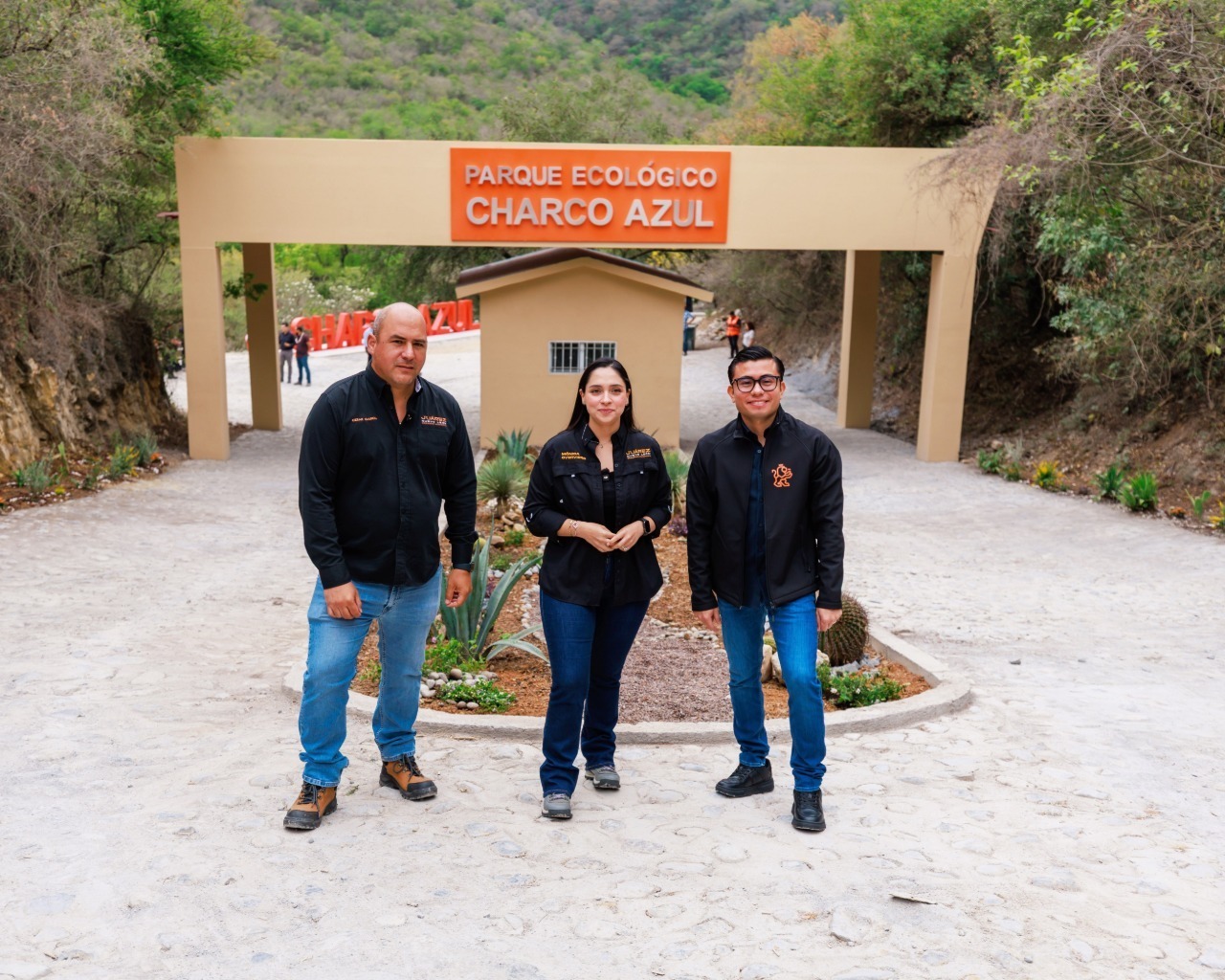 Inaugura Mónica Oyervides primera etapa del Parque Ecológico Charco Azul