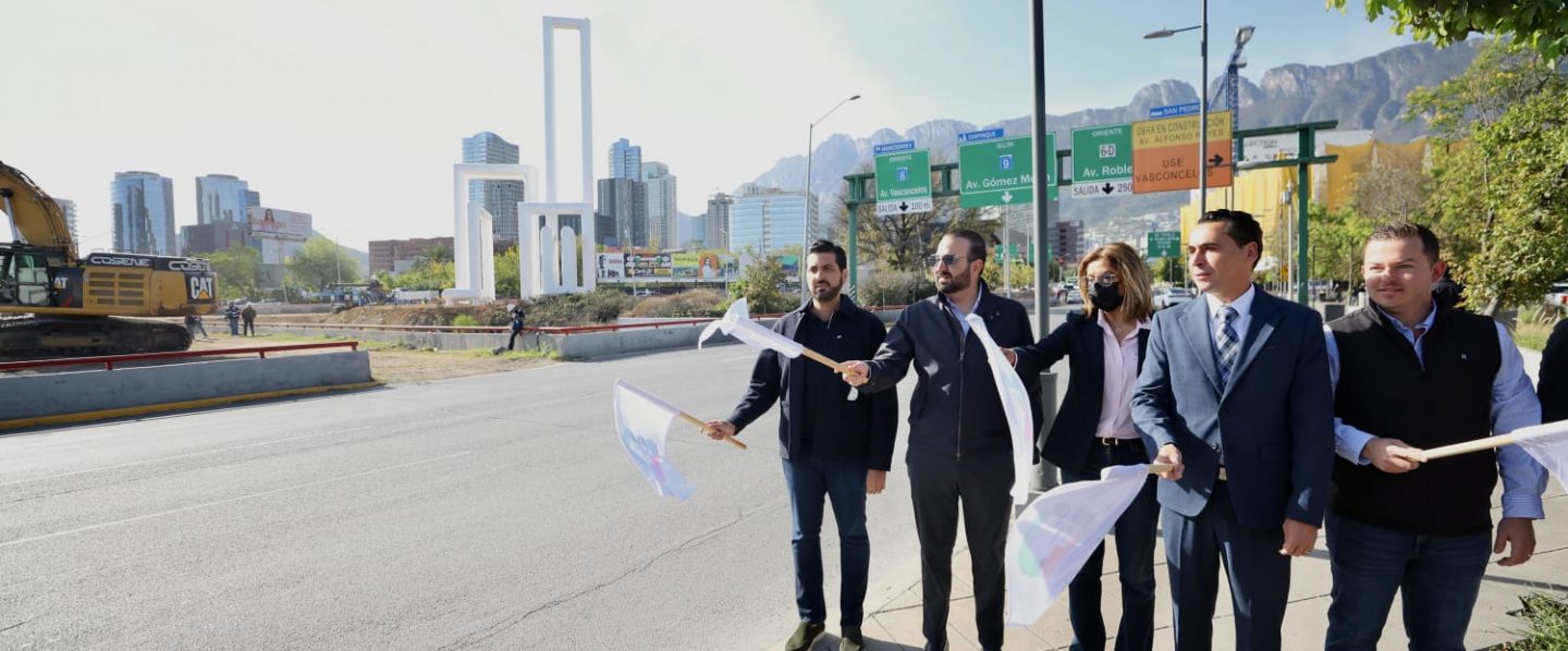 Arranca San Pedro construcción de distribuidor vial en Gómez Morín