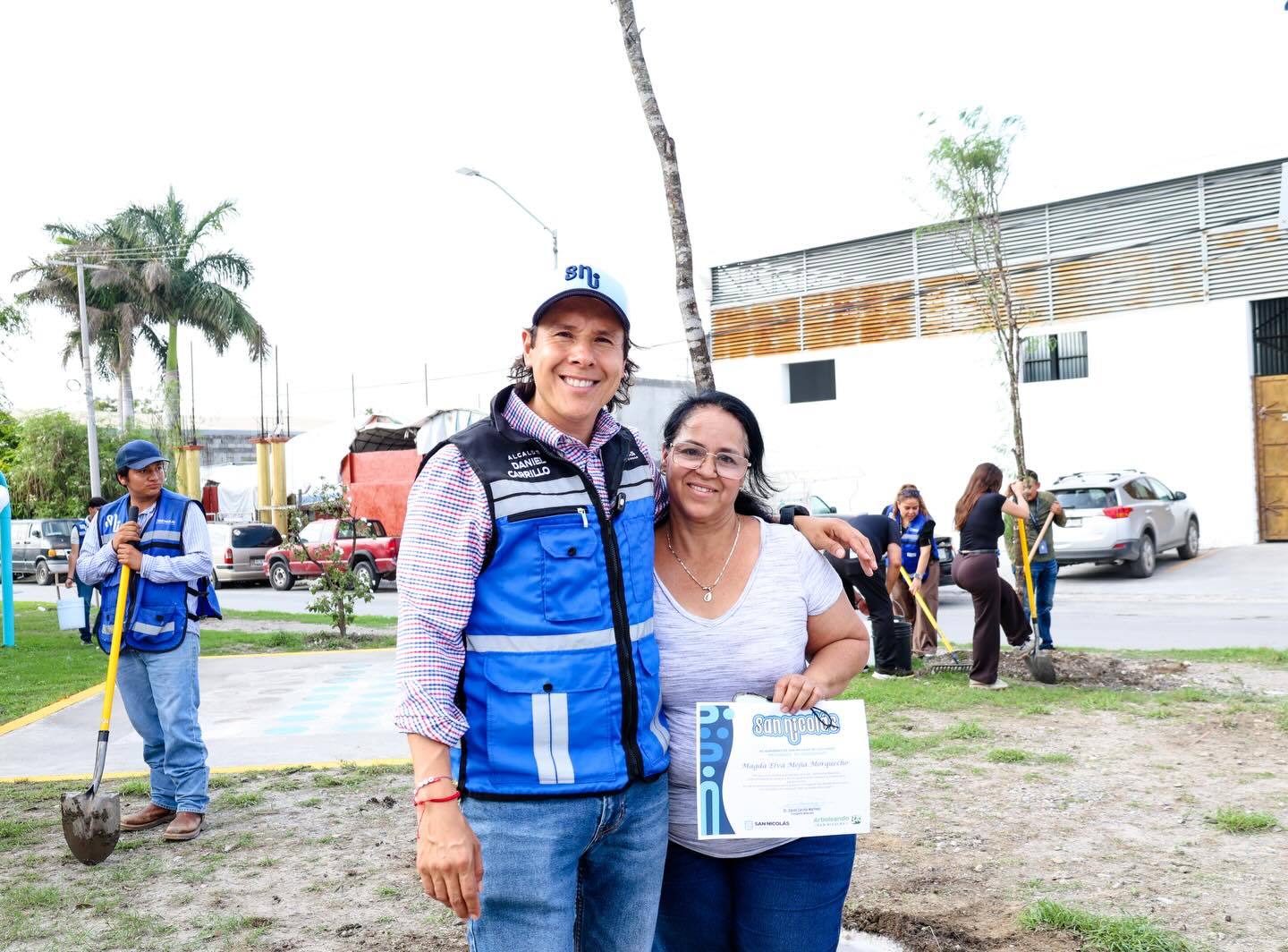 Arboleando San Nicolás llega a la colonia Jardines del Mezquital