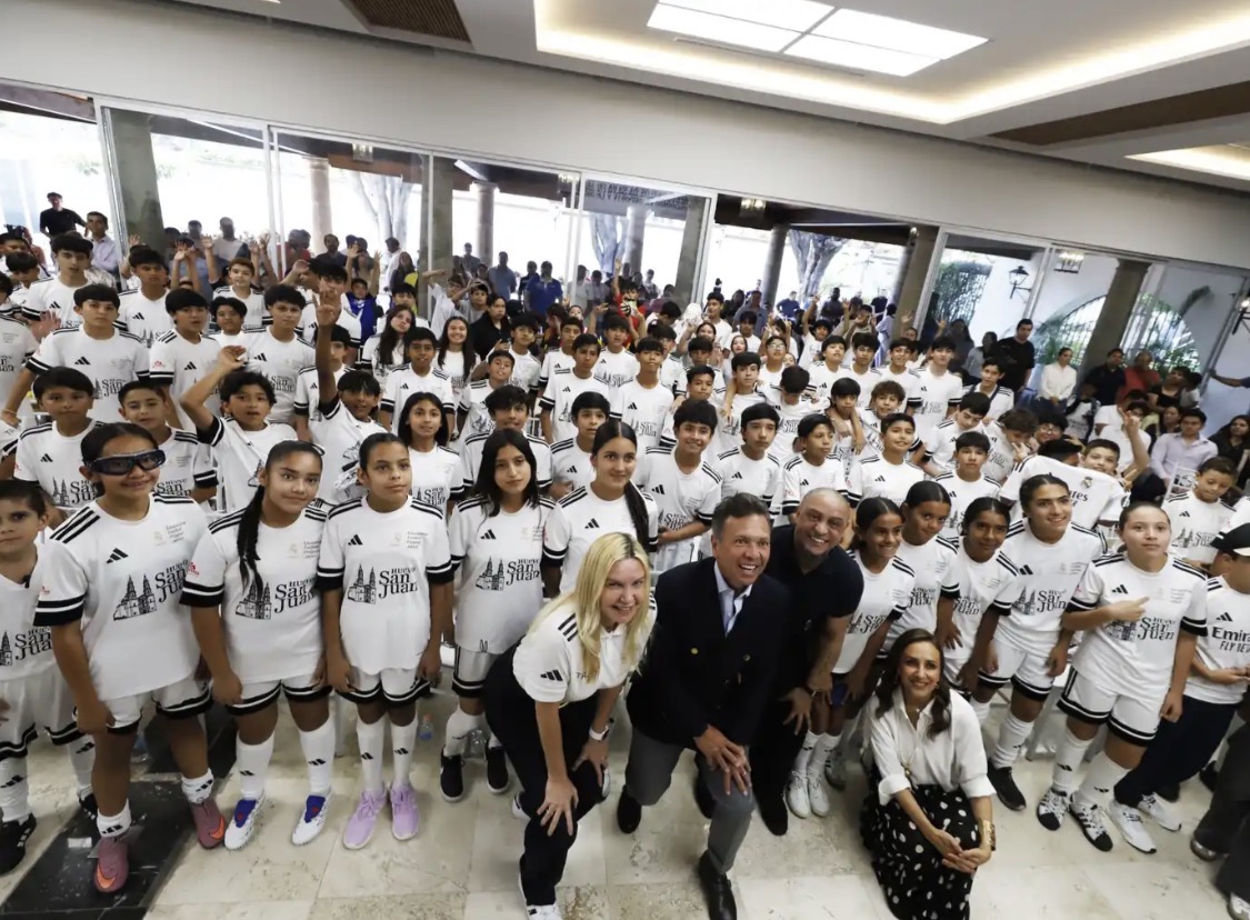 Fundación Real Madrid llega a San Pedro con su programa de fútbol.