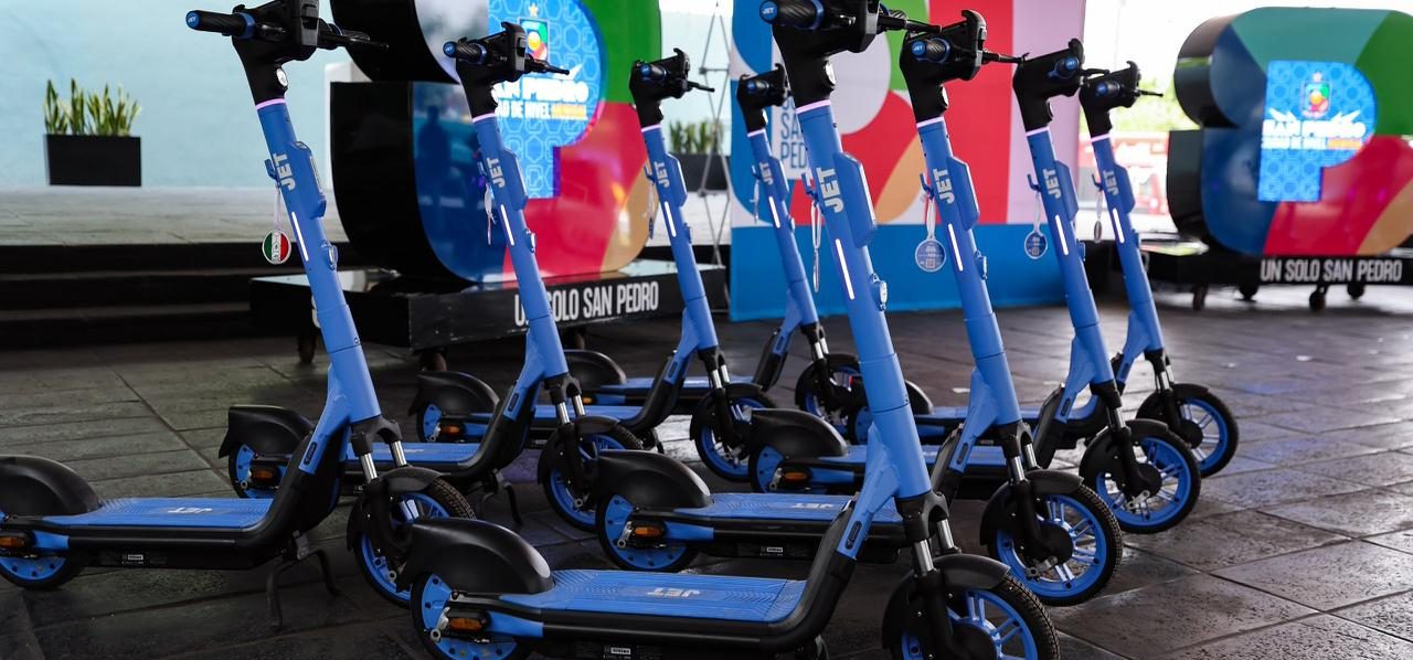 Incorpora San Pedro la empresa Jet al programa de Micromovilidad