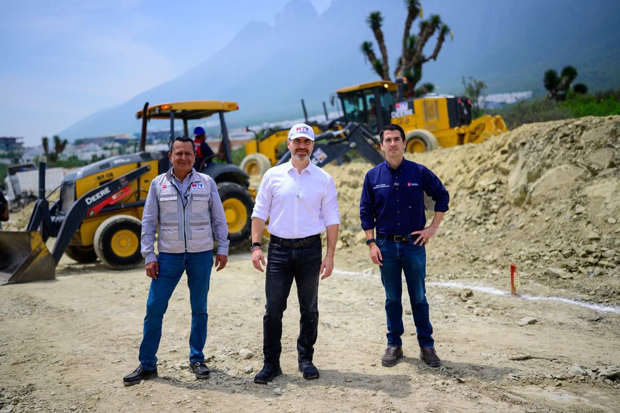 Arranca Monterrey dos obras de conexión vial en zona Cumbres