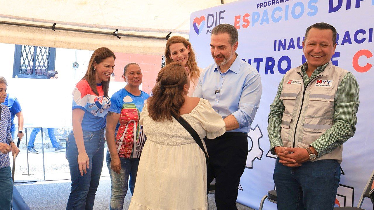 Inaugura DIF Monterrey Unidad de Rehabilitación y Centro DIF en colonia Caracol