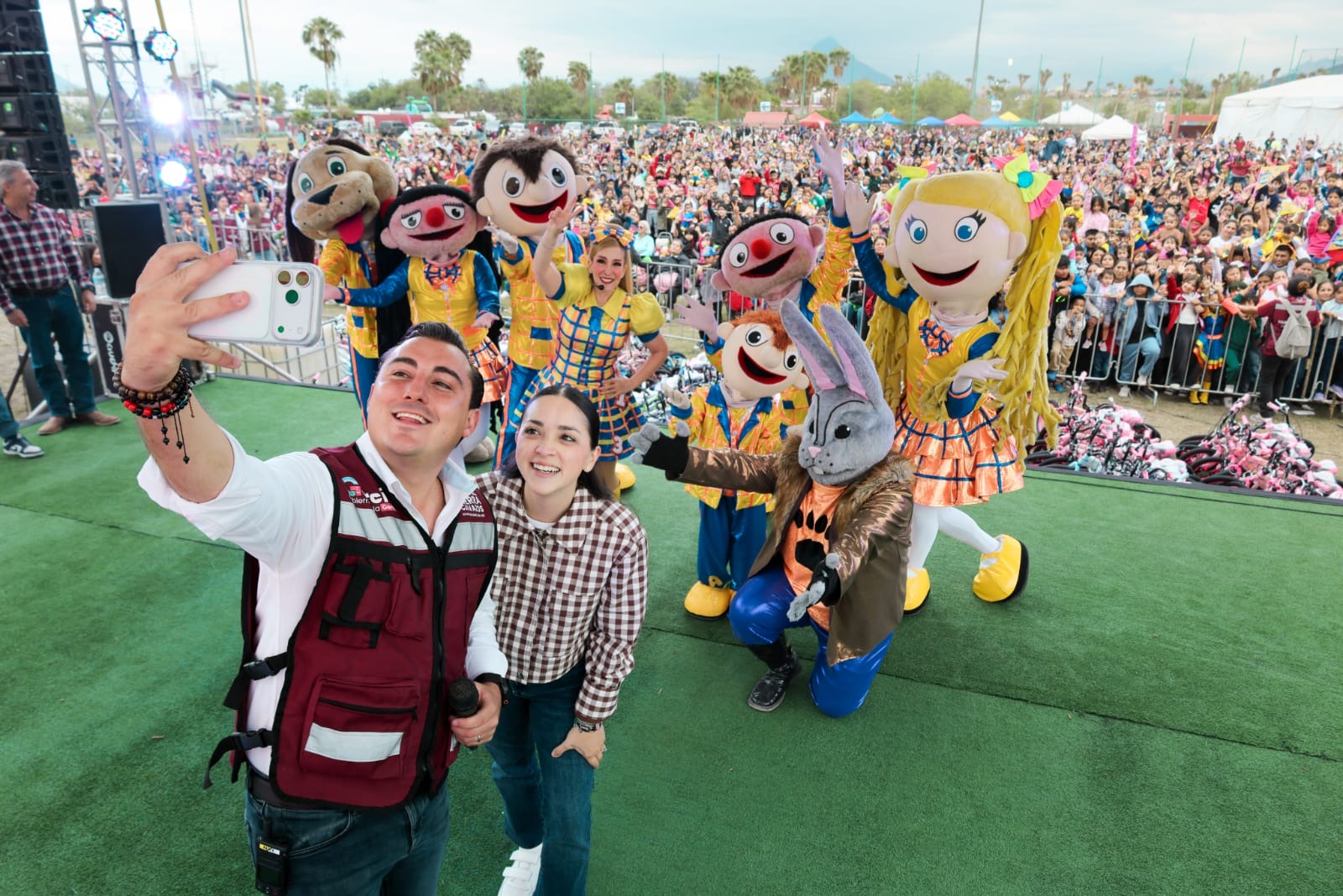Festival de La Chiquillada 2.0 en García, NL divierte a más de 11 mil niñas y niños