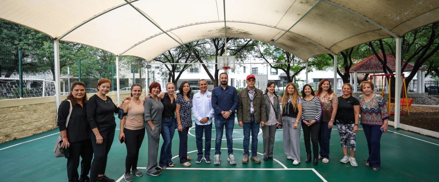 Entrega San Pedro a vecinos rehabilitación integral de parque en Valle de San Agustín