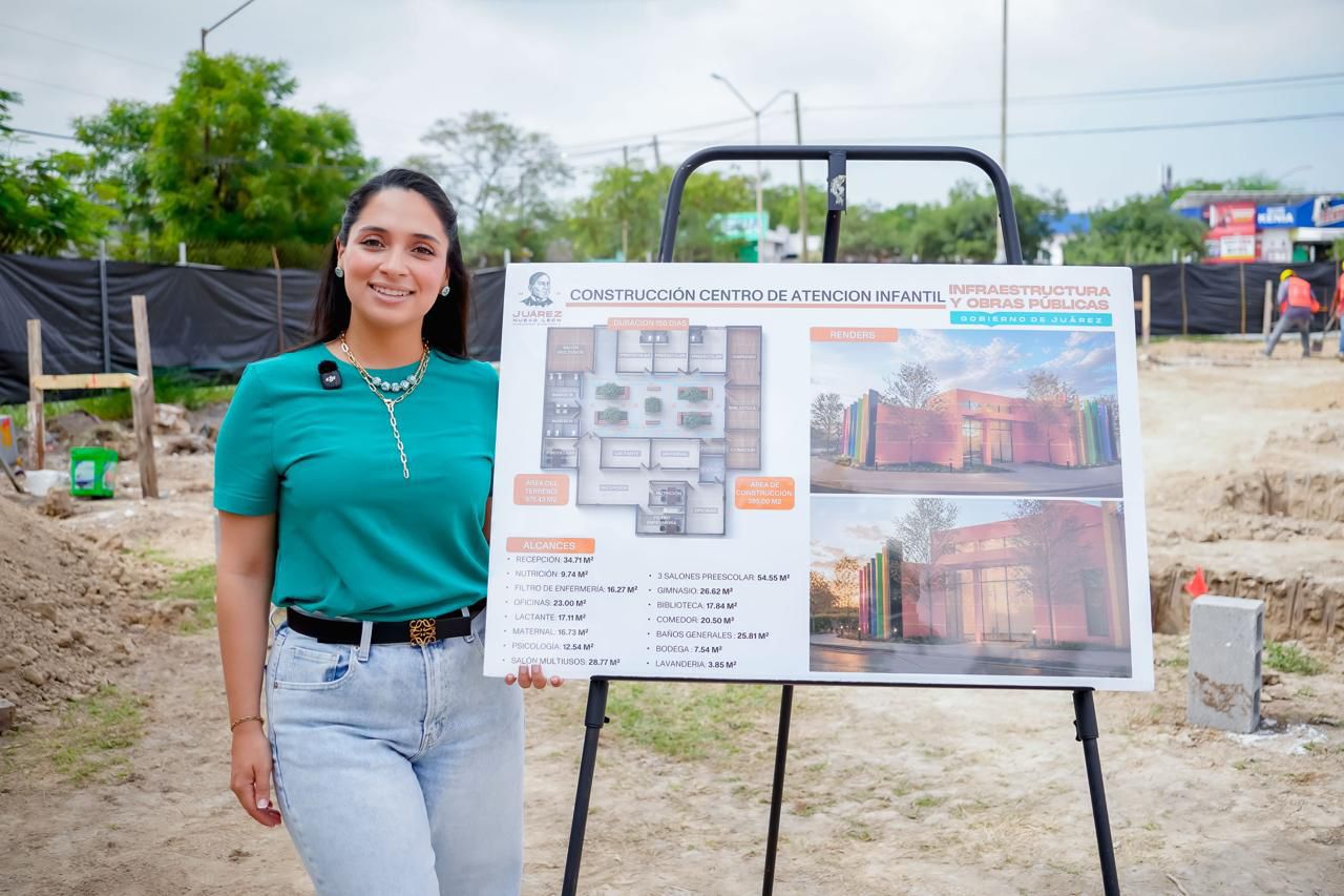 Arranca Mónica Oyervides construcción del nuevo Centro de Atención Infantil en Hacienda San José