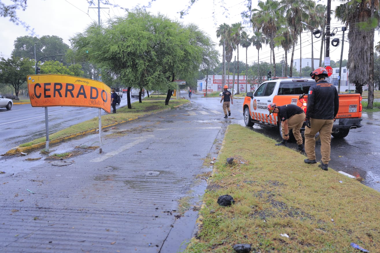 Implementa Guadalupe operativo ante pronóstico de lluvias