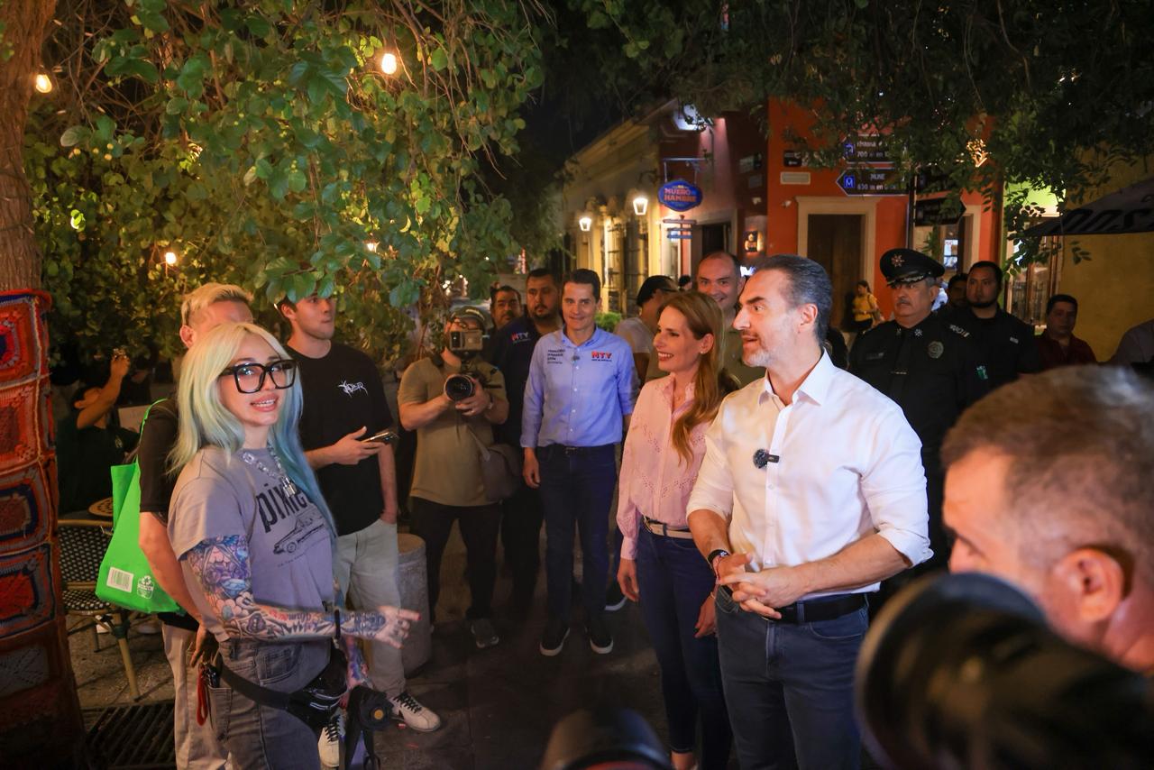 Entrega Adrián de la Garza rehabilitación de Barrio Antiguo, Barrio Bonito