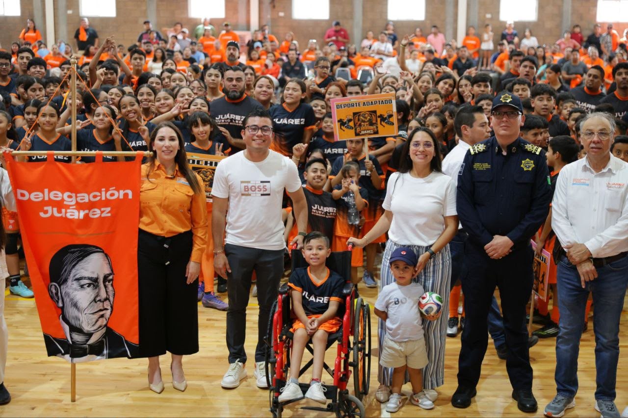 Abandera Juárez a delegación histórica de 519 atletas para la Olimpiada y Paralimpiada Estatal 2026