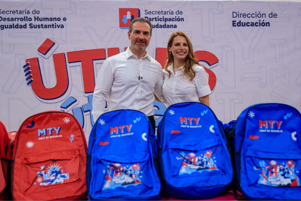 Arranca Monterrey entrega de paquetes escolares del programa “Útiles, útiles”