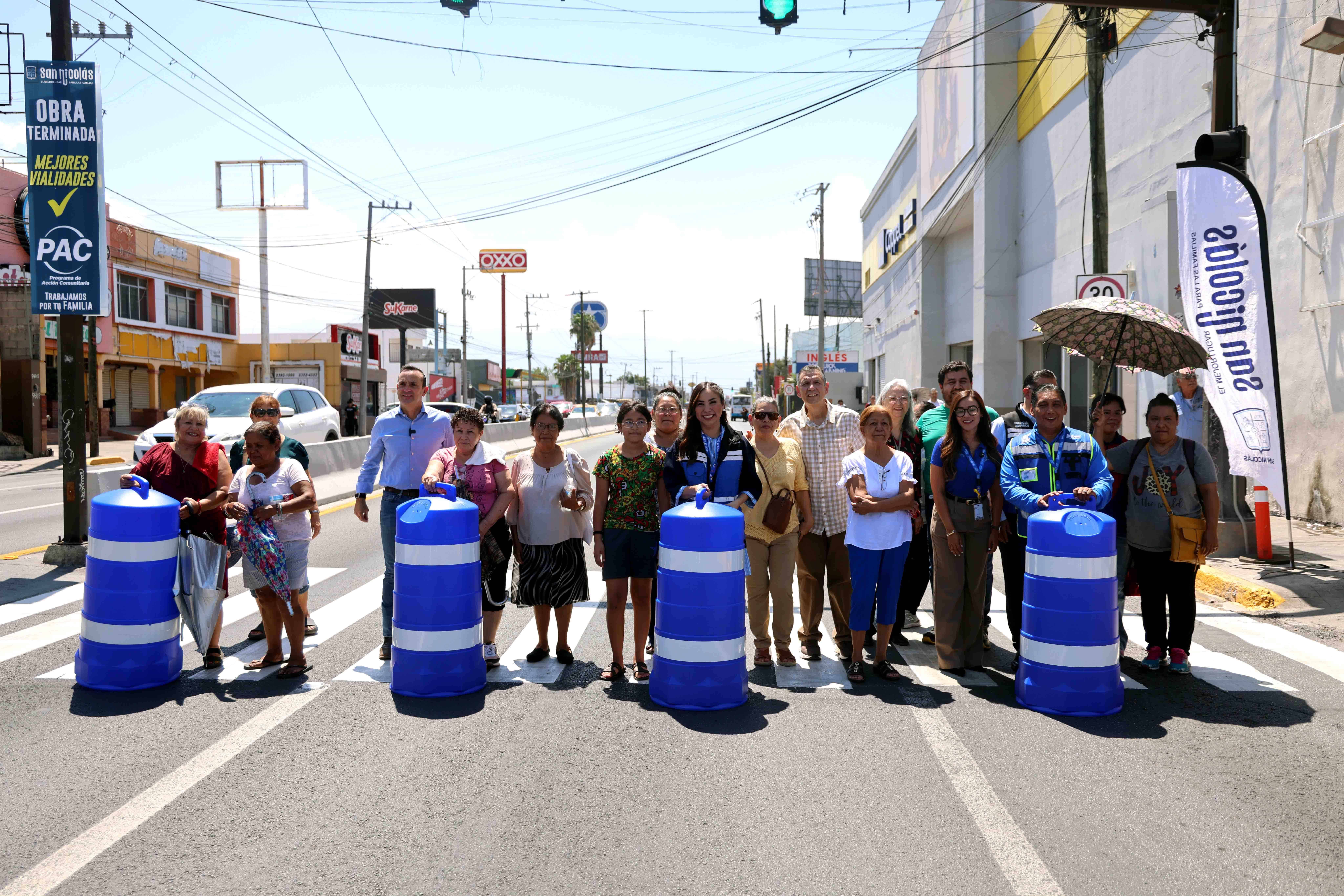 Entrega San Nicolás repavimentación de Diego Díaz de Berlanga