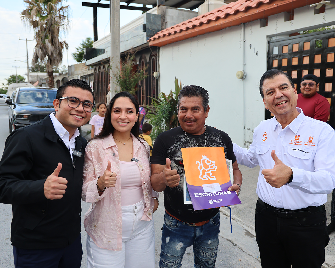 Avanza certeza patrimonial para familias de Monte Kristal en Juárez