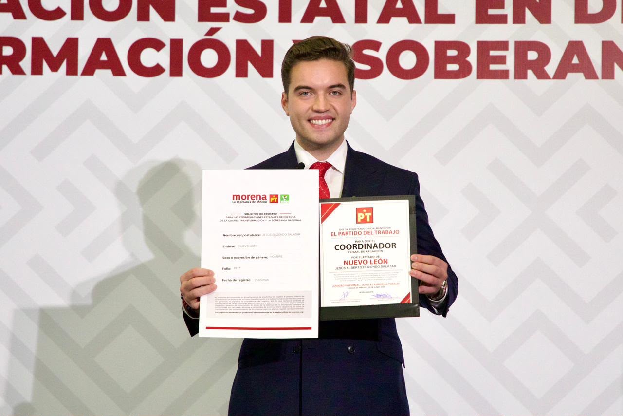 PT mantiene a Jesús Elizondo como su propuesta para NL y pide nueva encuesta