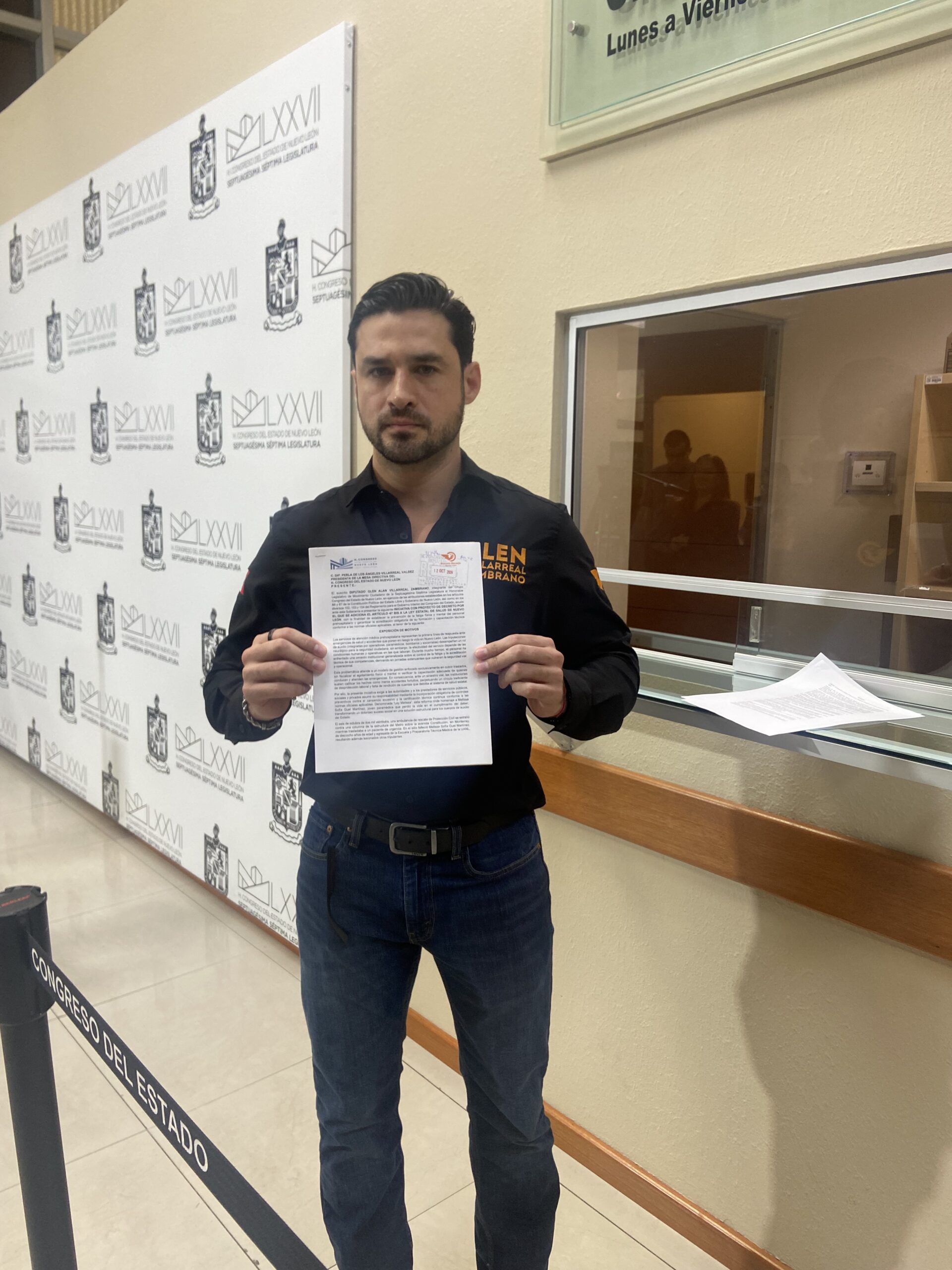 Propone Glen Villarreal Ley Melissa para proteger a los paramédicos