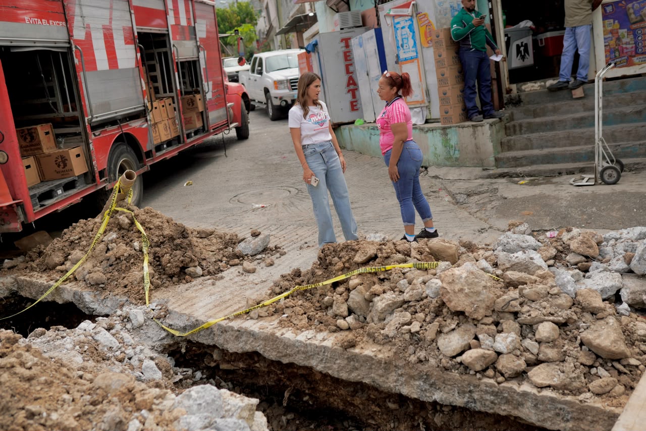 “Si abre una calle, que la dejen bien» exige Lorena de la Garza a Agua y Drenaje