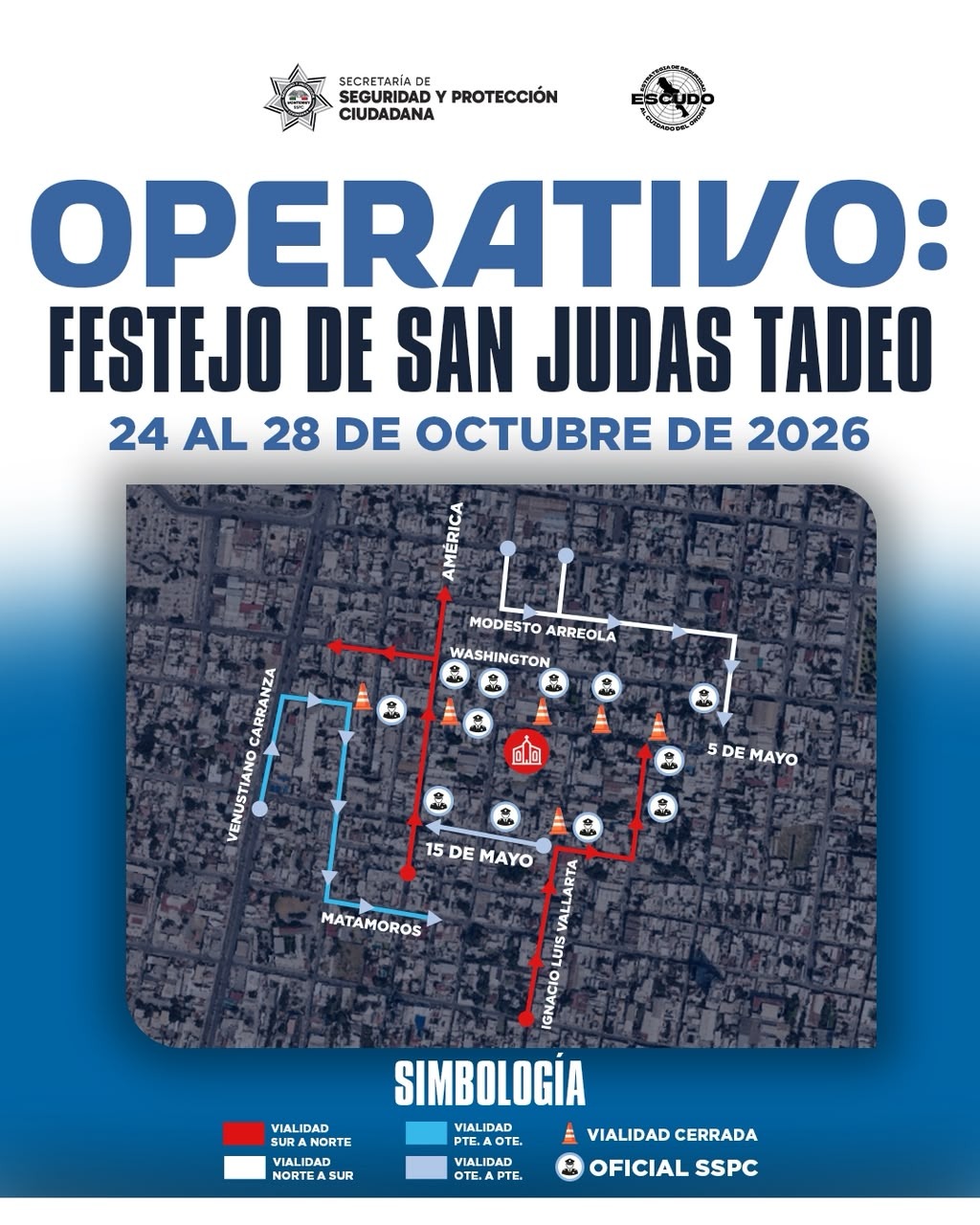 Monterrey implementará operativo por festejos a San Judas Tadeo