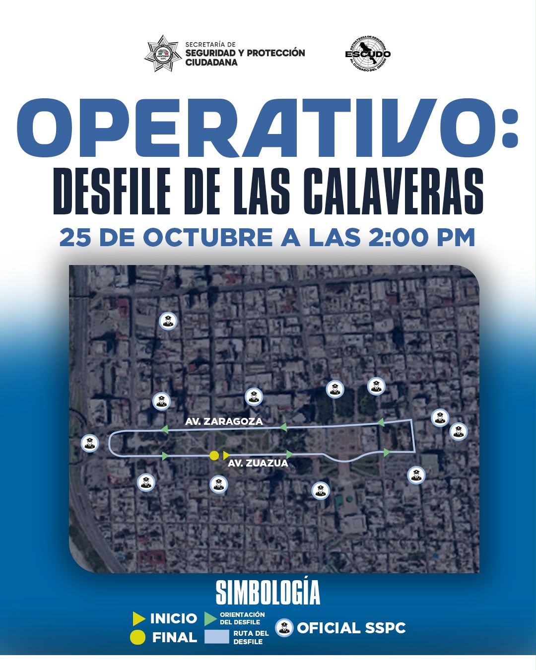 Anuncia Tránsito de Monterrey cierres viales por Desfile de las Calaveras
